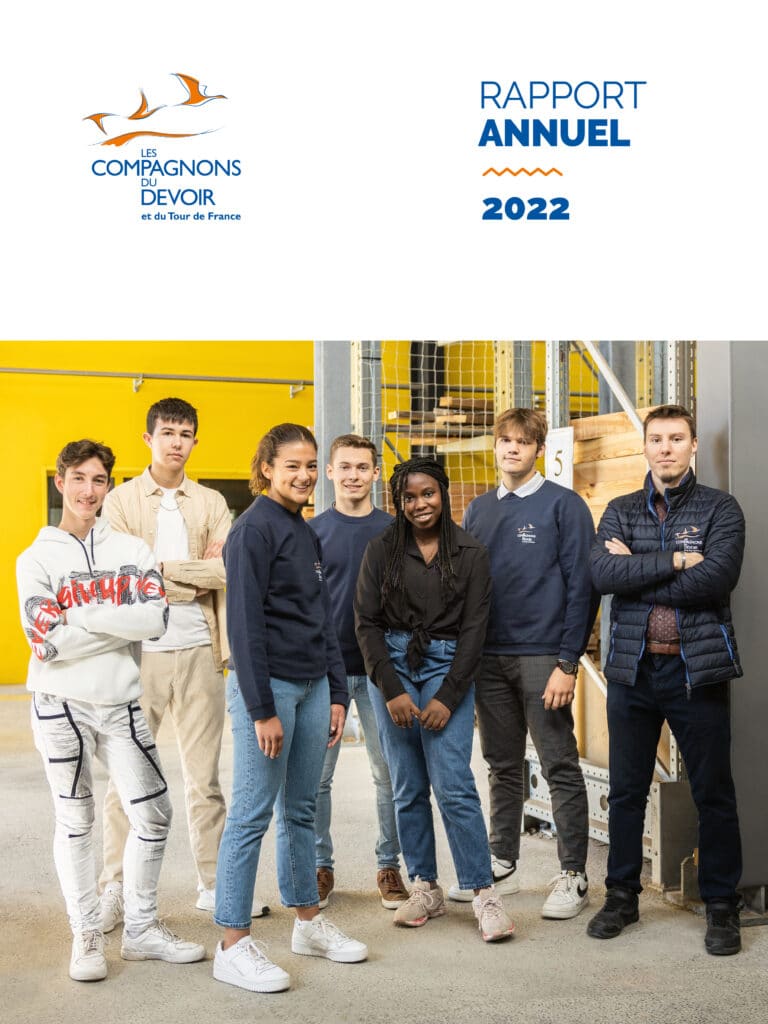 Couverture rapport annuel 2022 Compagnons du Devoir